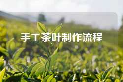 手工茶叶制作流程