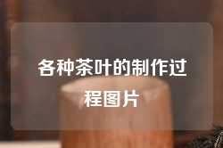 各种茶叶的制作过程图片